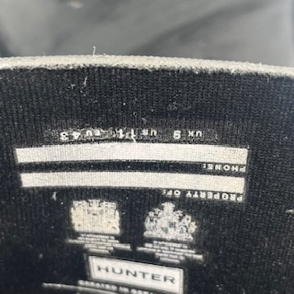 NEW Hunter Original Wellies Play Short Rain Boots Women’s Size 11 Striped - Picture 7 of 11